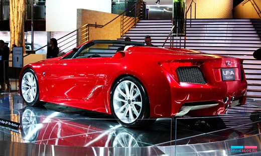 NAIAS 2008: Lexus LF-A Roadster