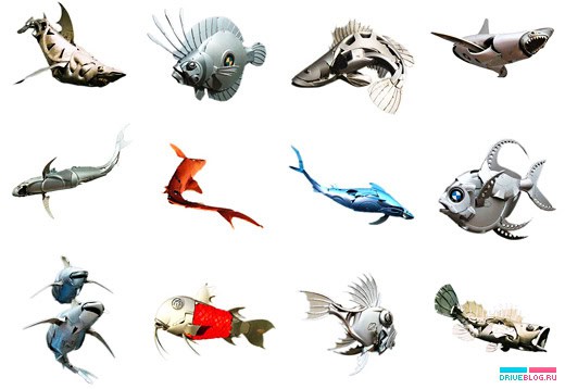 “Зверьки” Drive-in Hubcap Creatures из автомобильных колпаков, от Jellio