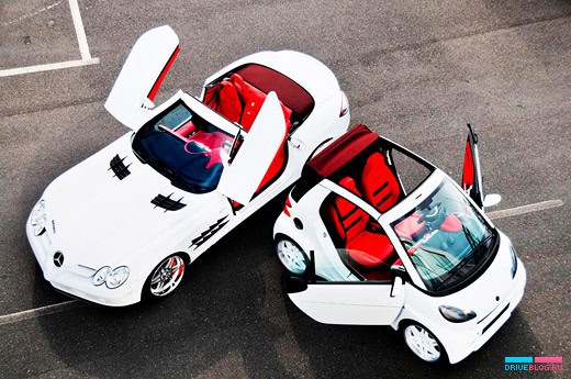 BRABUS McLaren SLR + BRABUS Smart Fortwo ULTIMATE 112