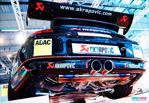 Essen Motor Show 2008: Akrapovic Porsche 911 (Evolution Exhaust System)