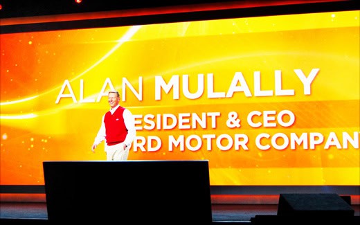 CES 2009: президент и исполнительный директор корпорации Ford Алан Мулалли (Alan Mulally)