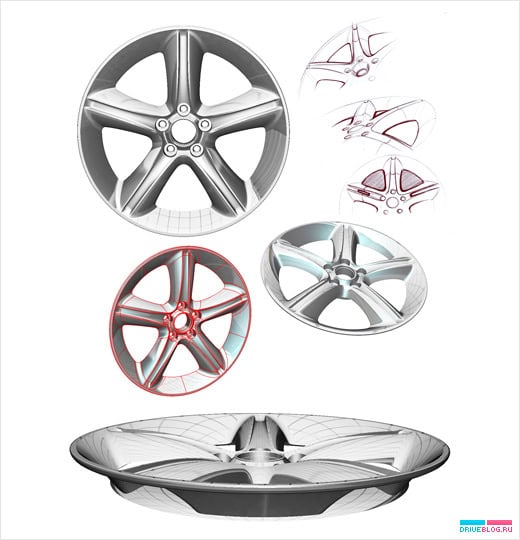 Первые дизайн-скетчи Shelby GT500