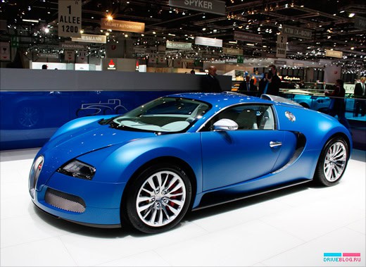 Geneva Motor Show 2009: Bugatti Veyron Bleu Centenaire