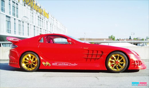 Ueli Anliker Design Mercedes-Benz SLR McLaren 999 Red Gold Dream