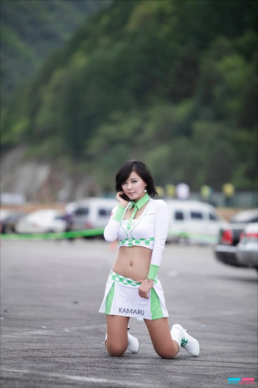 Рю Джи Хие (Ryu Ji Hye) на CJ Super Race 2009