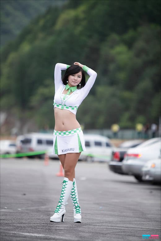 Рю Джи Хие (Ryu Ji Hye) на CJ Super Race 2009