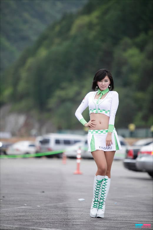 Рю Джи Хие (Ryu Ji Hye) на CJ Super Race 2009