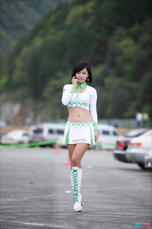 Рю Джи Хие (Ryu Ji Hye) на CJ Super Race 2009