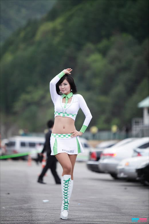 Рю Джи Хие (Ryu Ji Hye) на CJ Super Race 2009