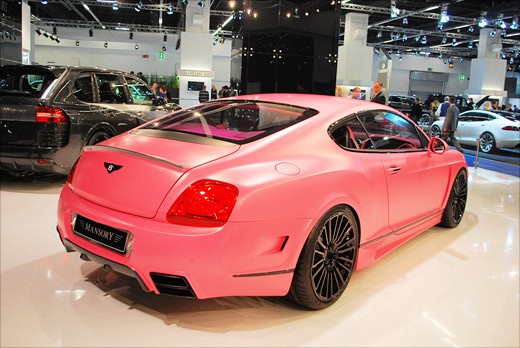 IAA 2009: Mansory Vitesse Rose (Bentley Continental GT Speed)