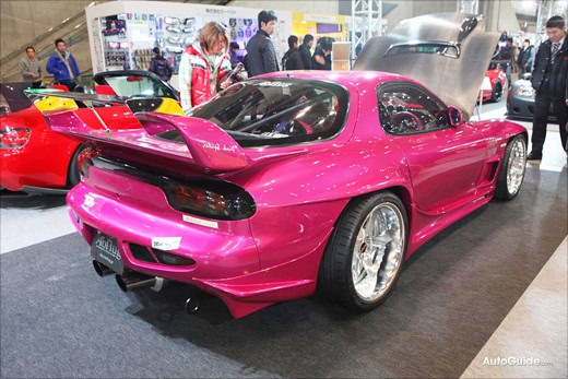 Tokyo Auto Salon 2010: Abflug Pink Spider Mazda RX-7