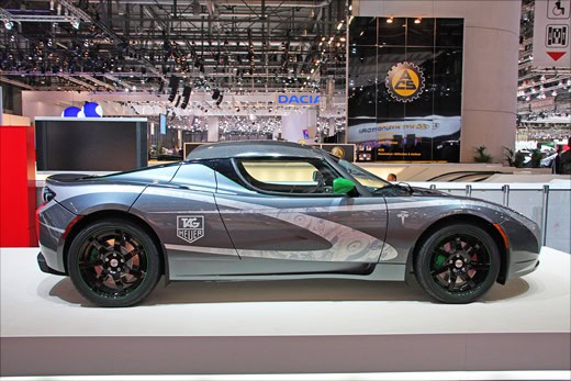 Geneva Motor Show 2010: TAG Heuer Tesla Roadster