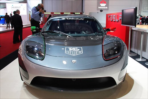 Geneva Motor Show 2010: TAG Heuer Tesla Roadster