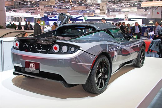 Geneva Motor Show 2010: TAG Heuer Tesla Roadster