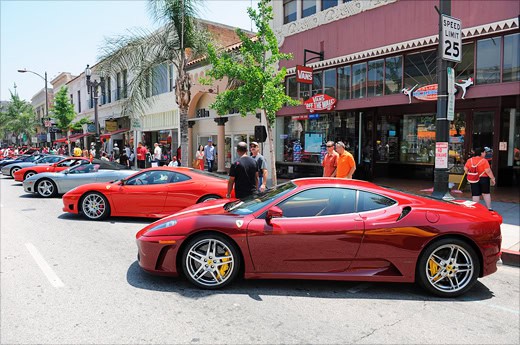 Ferrari Concorso in Pasadena 2010
