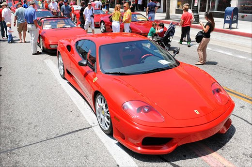 Ferrari Concorso in Pasadena 2010