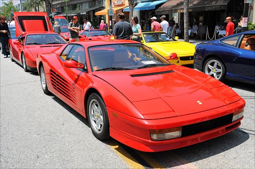 Ferrari Concorso in Pasadena 2010