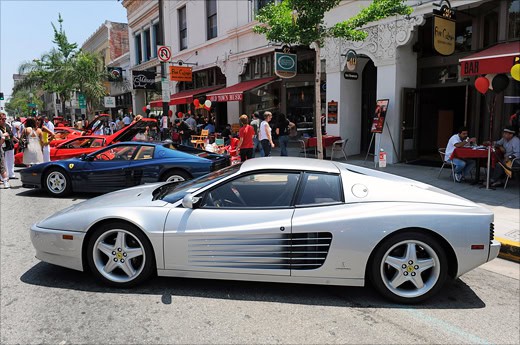 Ferrari Concorso in Pasadena 2010