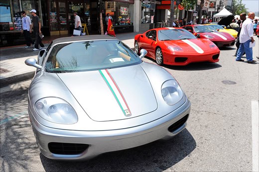 Ferrari Concorso in Pasadena 2010