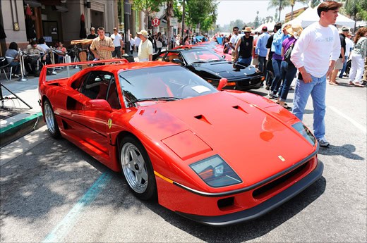 Ferrari Concorso in Pasadena 2010