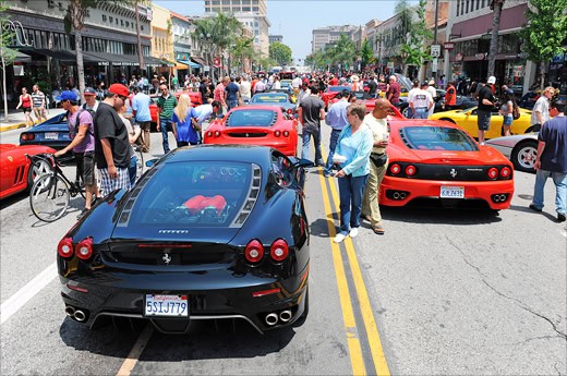 Ferrari Concorso in Pasadena 2010