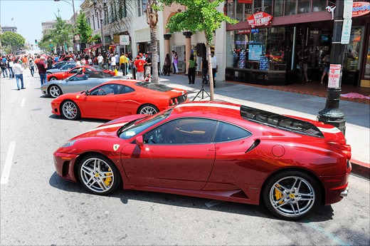 Ferrari Concorso in Pasadena 2010
