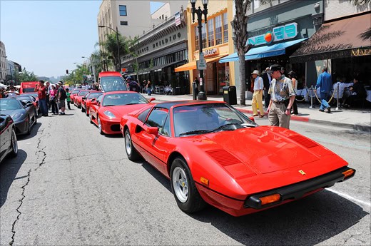 Ferrari Concorso in Pasadena 2010