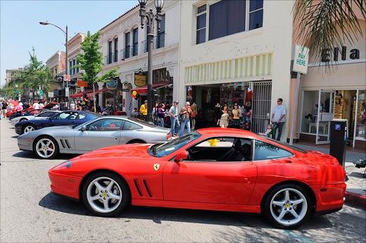 Ferrari Concorso in Pasadena 2010