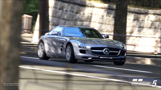 Mercedes-Benz SLS AMG в игре Gran Turismo 5
