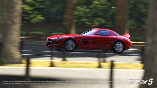 Mercedes-Benz SLS AMG в игре Gran Turismo 5