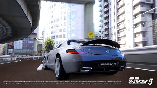 Mercedes-Benz SLS AMG в игре Gran Turismo 5