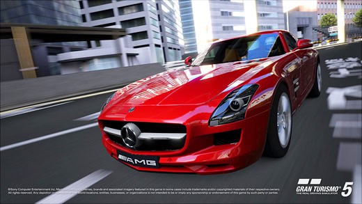 Mercedes-Benz SLS AMG в игре Gran Turismo 5