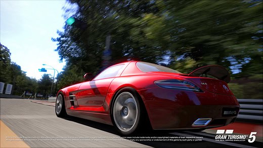 Mercedes-Benz SLS AMG в игре Gran Turismo 5