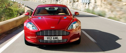 Aston Martin Rapide по дорогам Валенсии