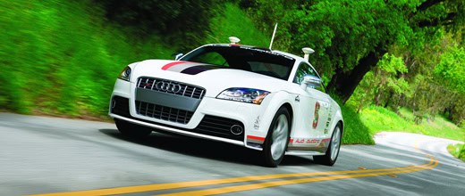 Беспилотный спорткар Audi TTS Pikes Peak